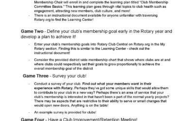 Rotary Goals for 2024-2025