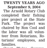 20 Years Ago: Fishing Pier Project