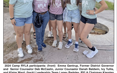 Local Club Supports RYLA