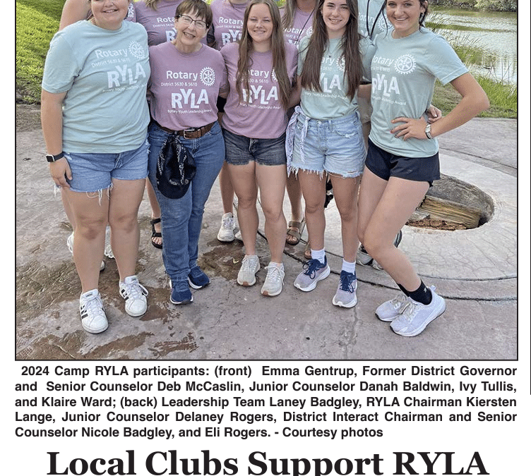 Local Club Supports RYLA