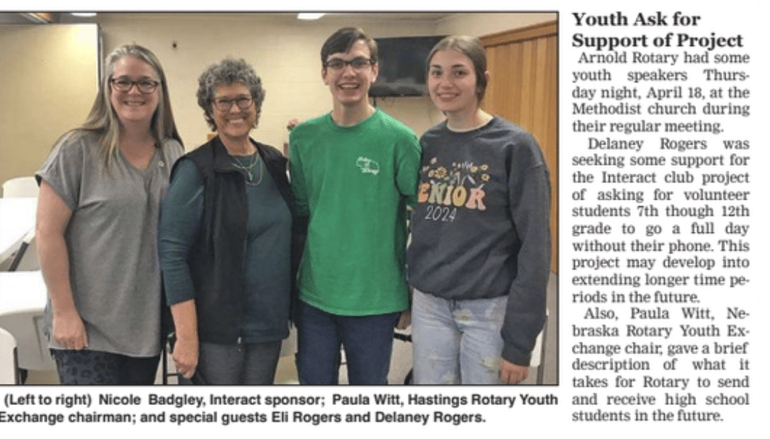 Youth Ask For Support of Project